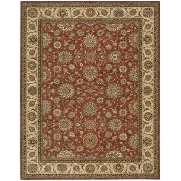 Nourison Living Treasures Area Rug Collection Rust 7 Ft 6 In. X 9 Ft 6 In. Rectangle 99446675958